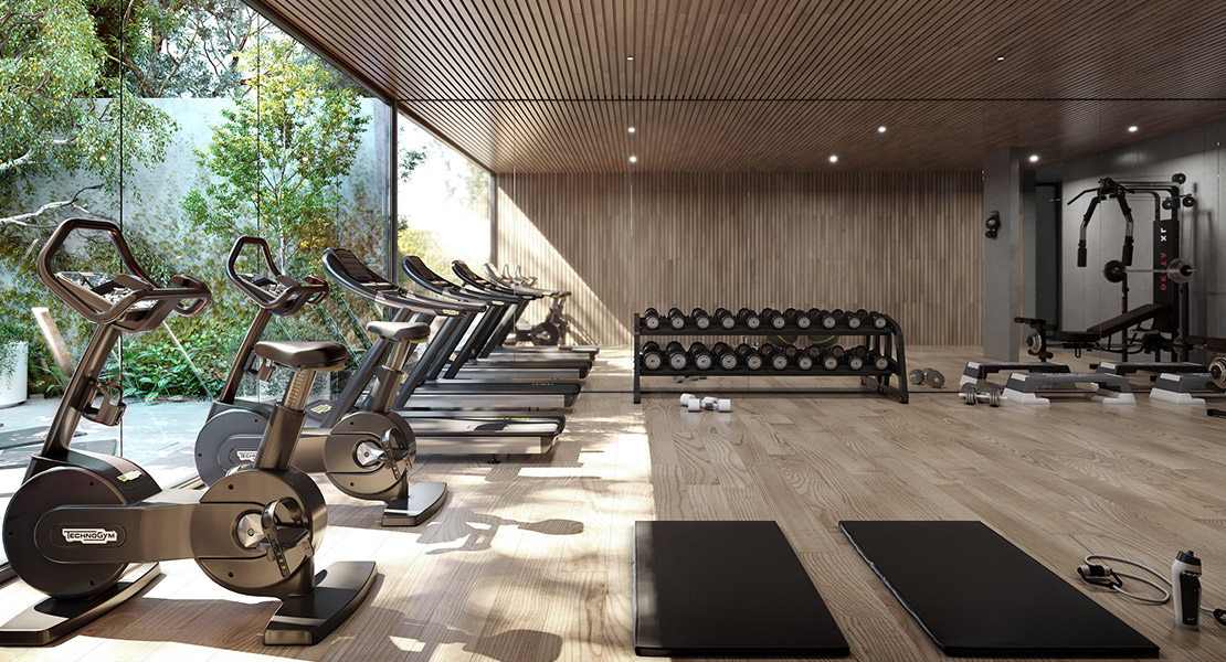 Roof amenities - Render