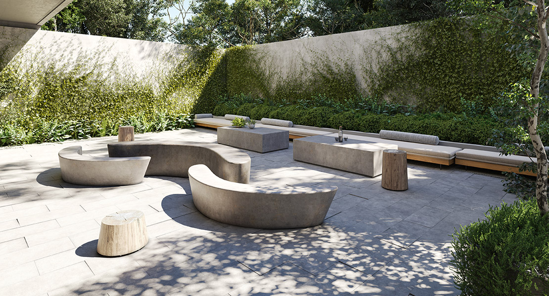 Roof amenities - Render