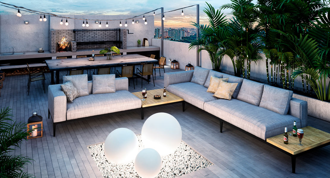 Roof amenities - Render